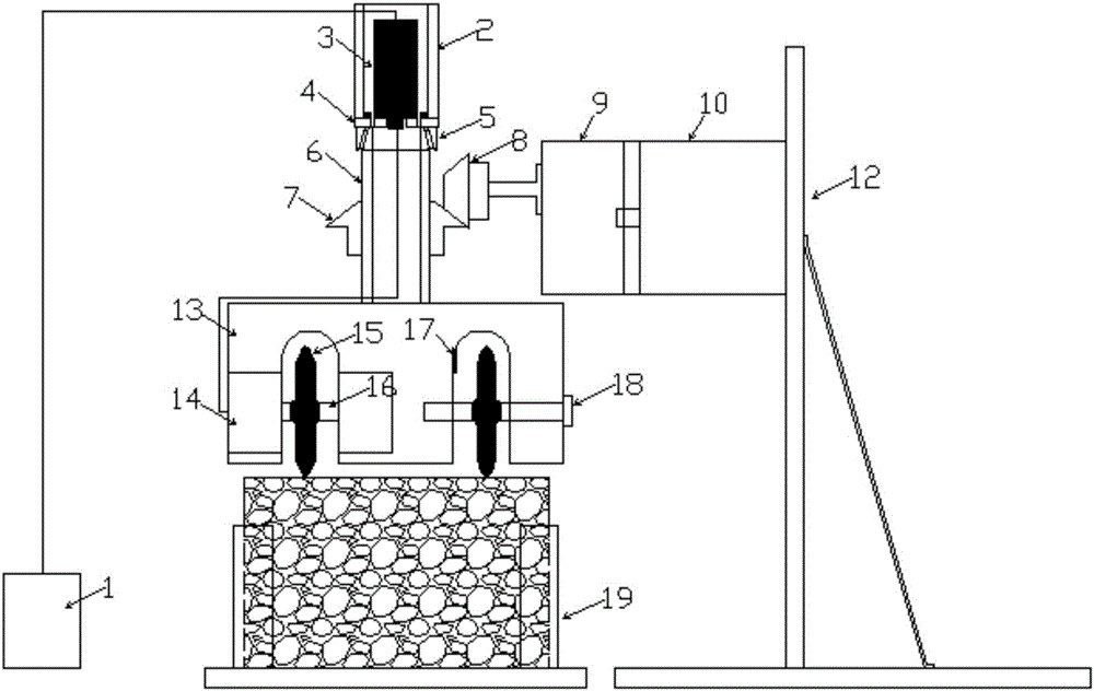 Experiment system and method for rock breaking efficiency analysis of TBM disc cutter