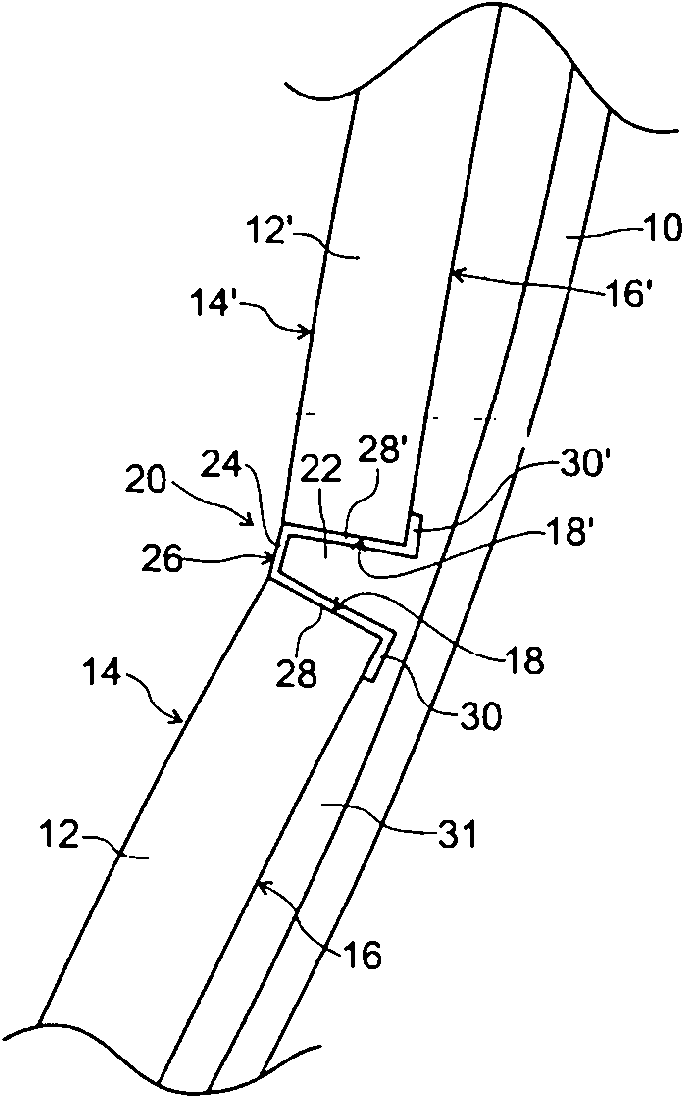 Cooling plate arrangement and method for installing cooling plates in a metallurgical furnace