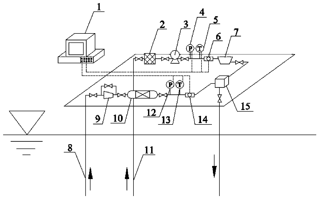 Gas hydrate pipeline conveying method and gas hydrate pipeline conveying device