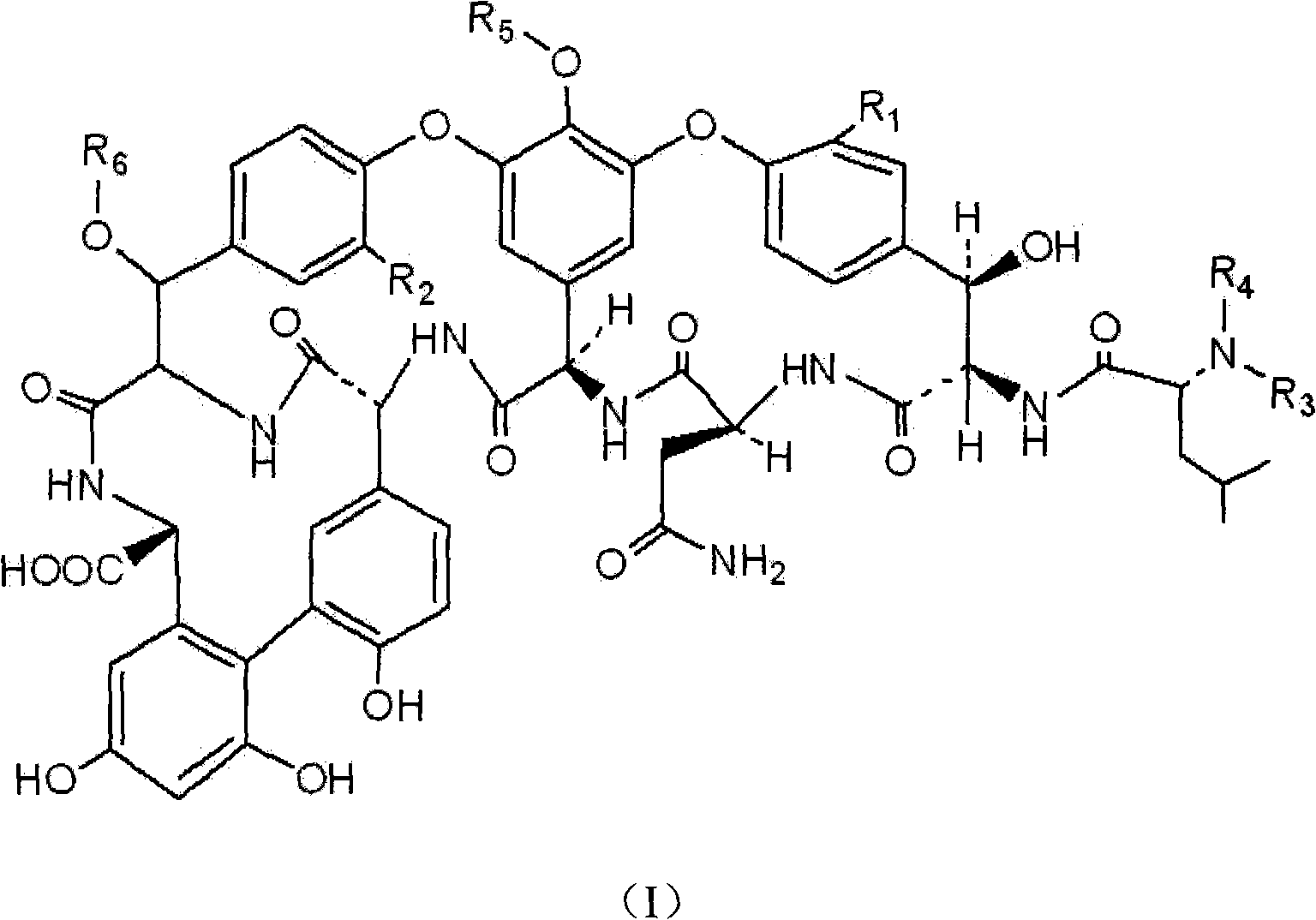 Method for purifying glycopeptide compound