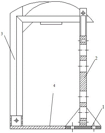 A multifunctional testing platform for the mechanical properties of concrete poles