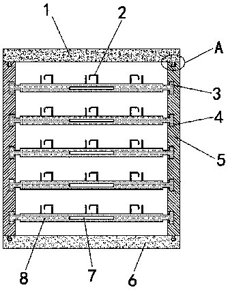 Novel comprehensive wiring clamping groove device