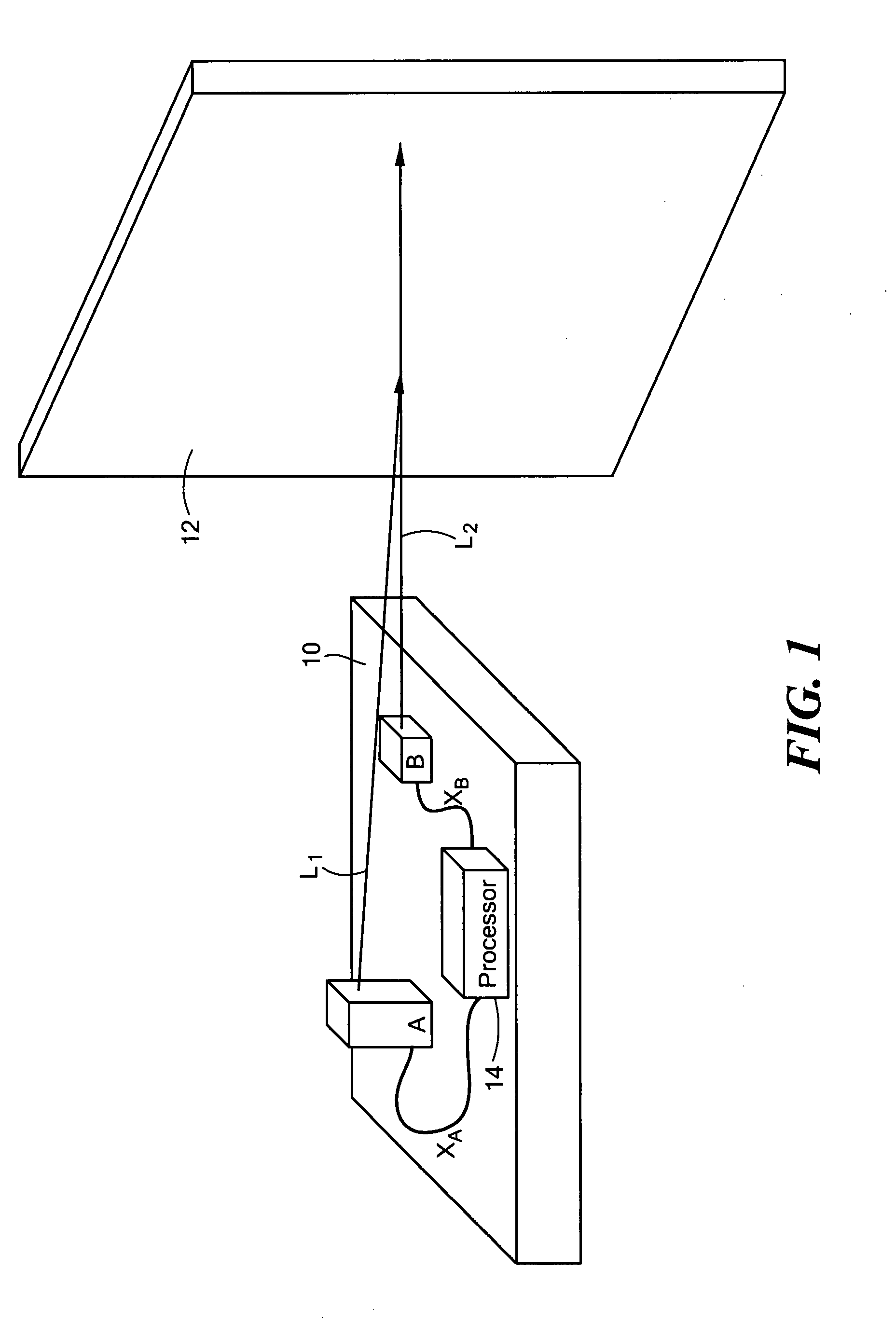 Non-contact passive ranging system
