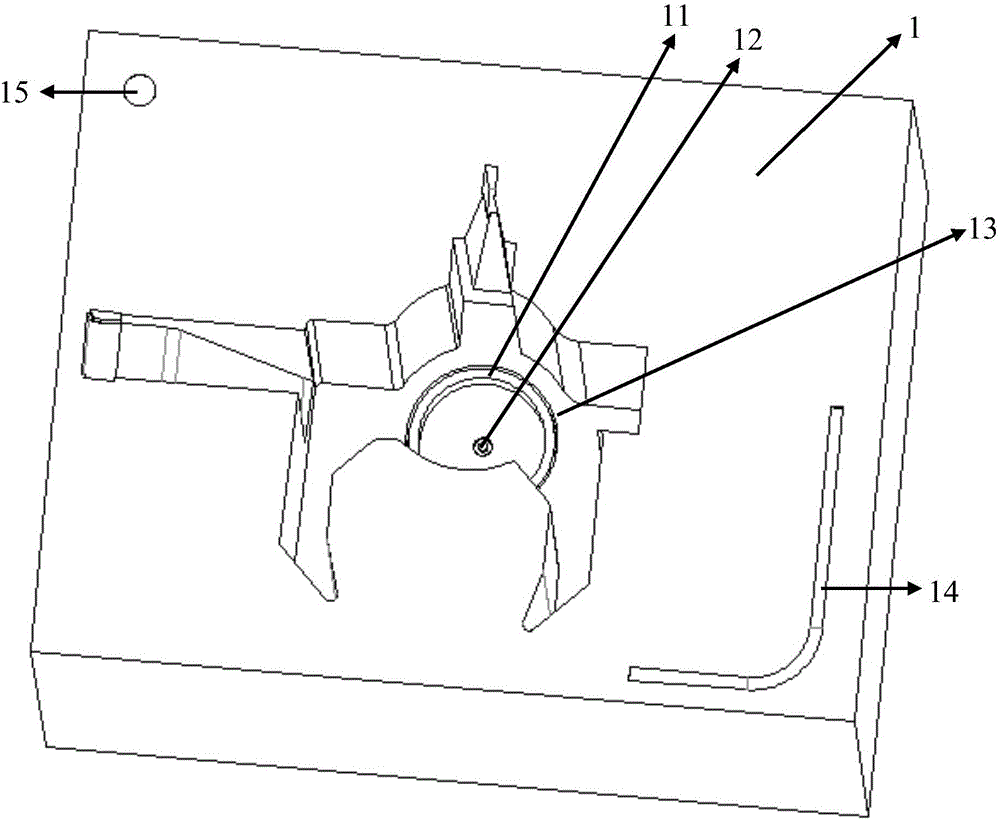 Casting mold for steering knuckle