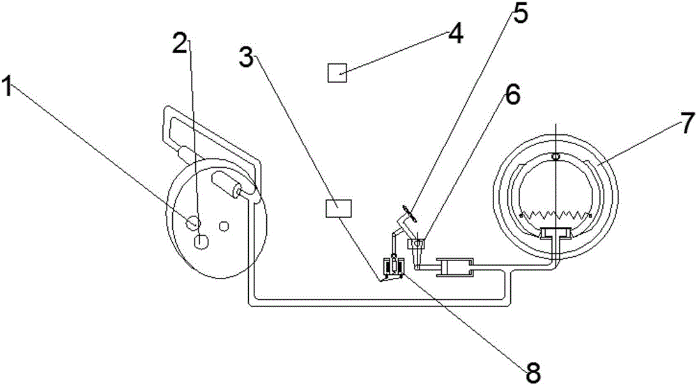 Braking efficiency rapid recovery system after automobile wades