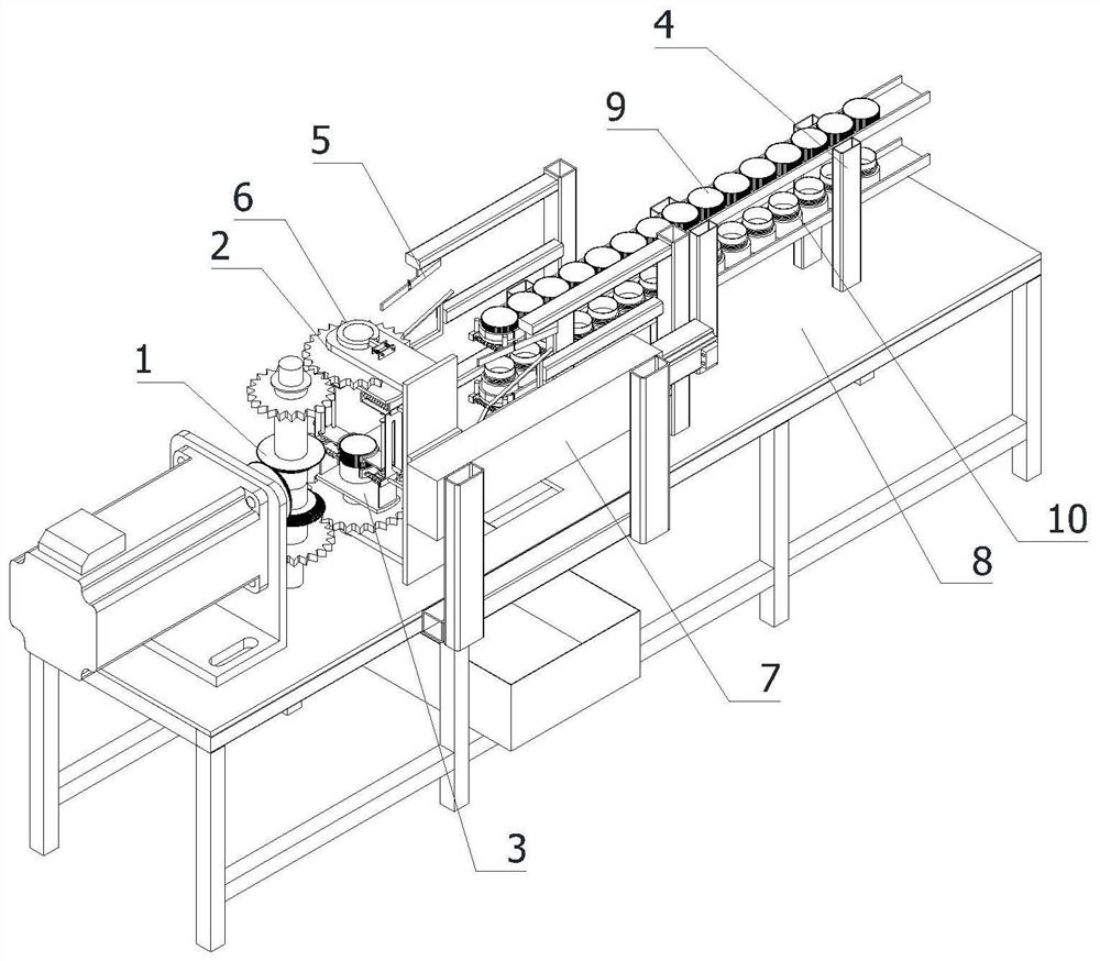 Screwing assembly device for split cover