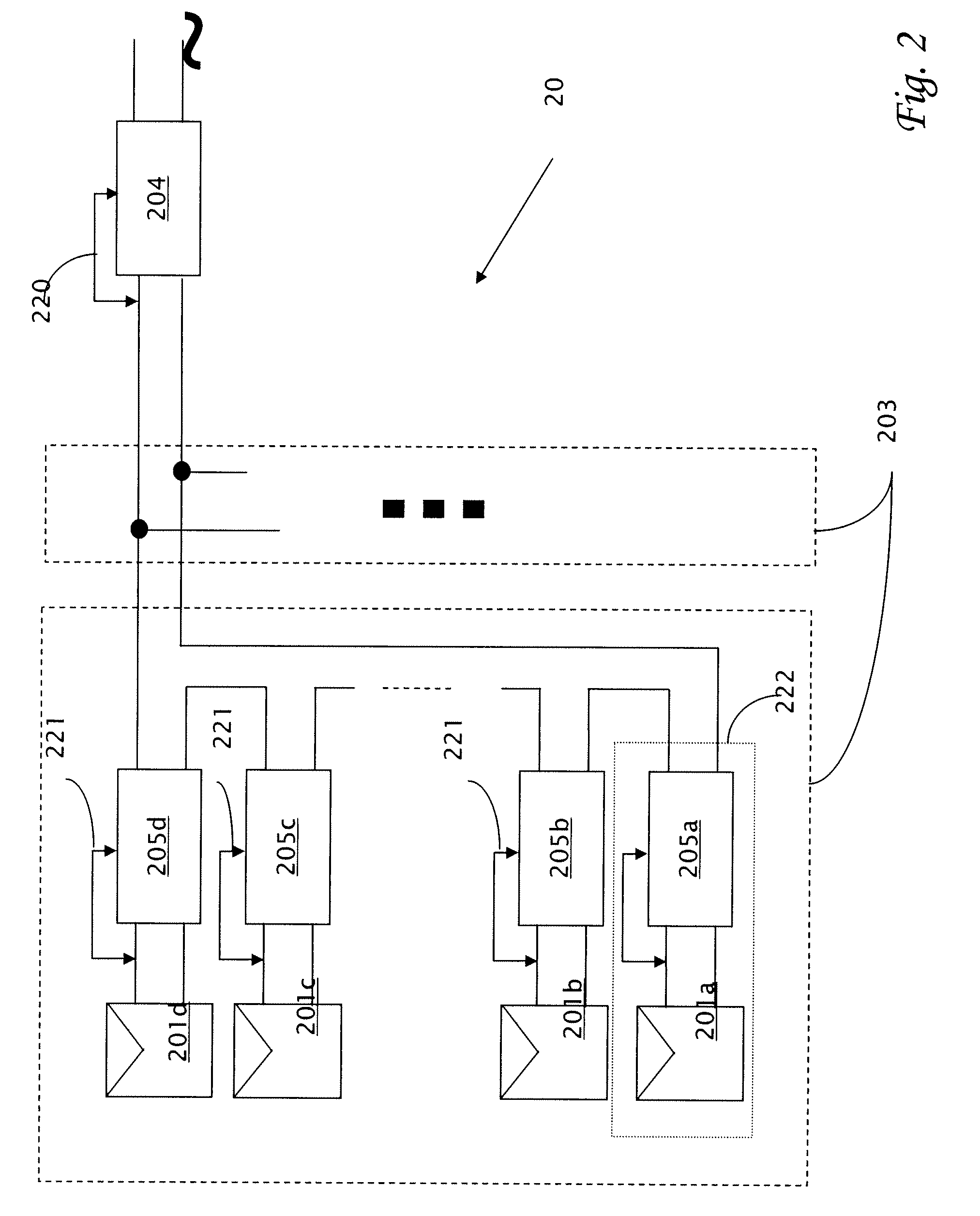 System and method for protection during inverter shutdown in distributed power installations