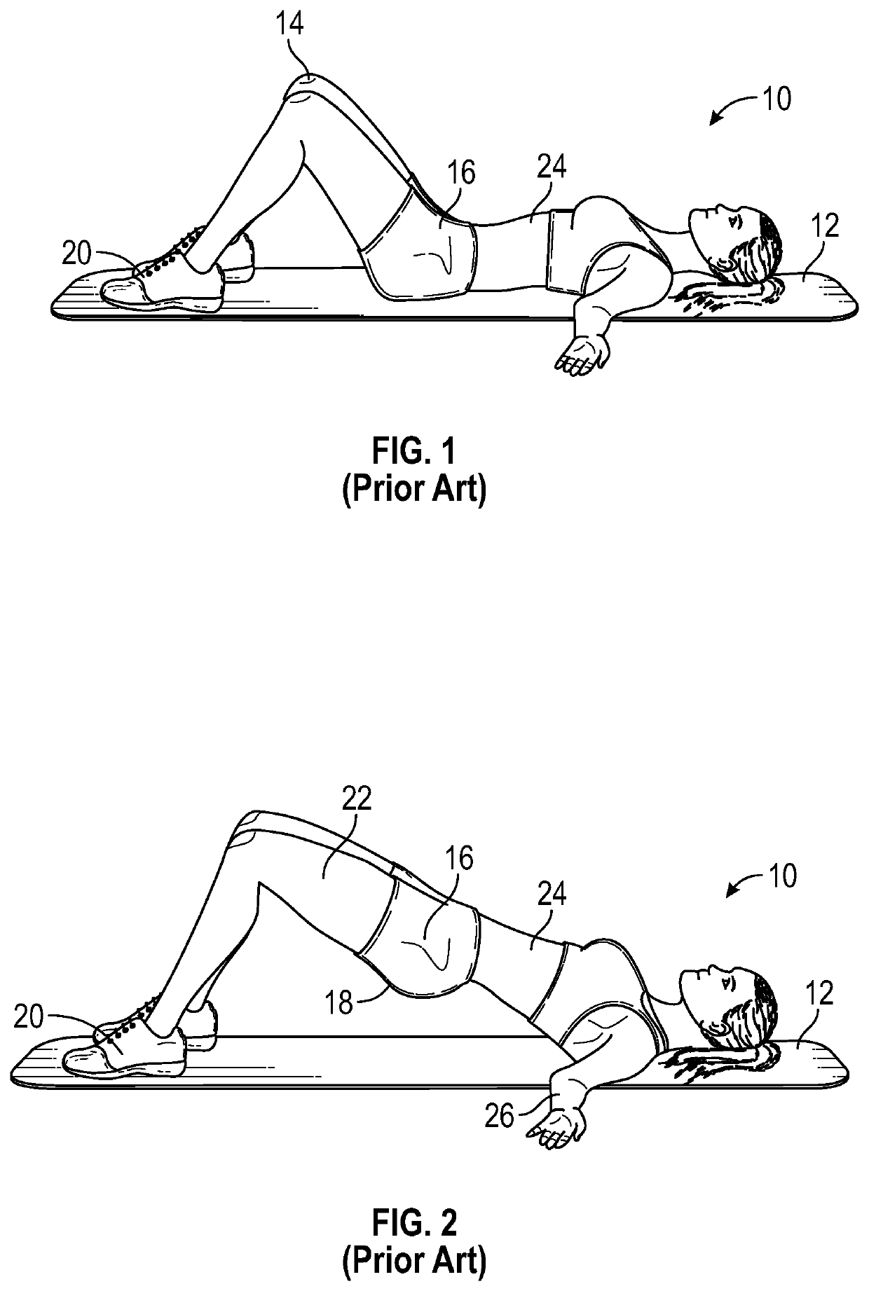 Devices and methods for targeted isolation and exercising of the gluteal muscles