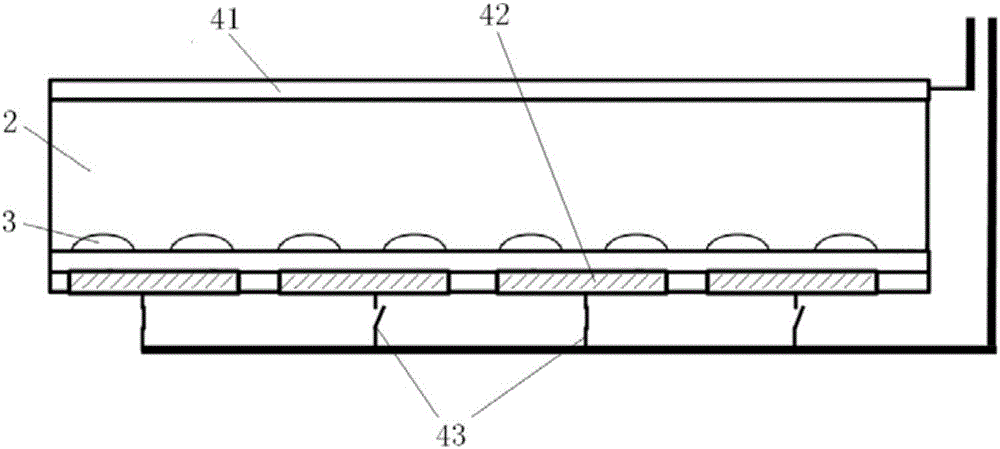 Light adjusting structure of display device, backlight module and display device