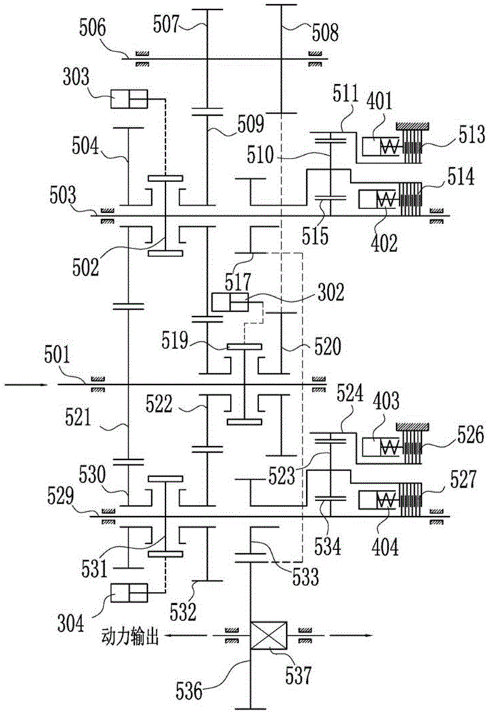Electronic Control System of Vehicle Parallel Planetary Gear Transmission