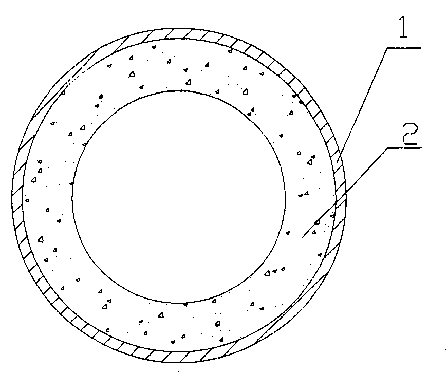 Transfer pipe for zinc alloy melt and manufacturing method thereof