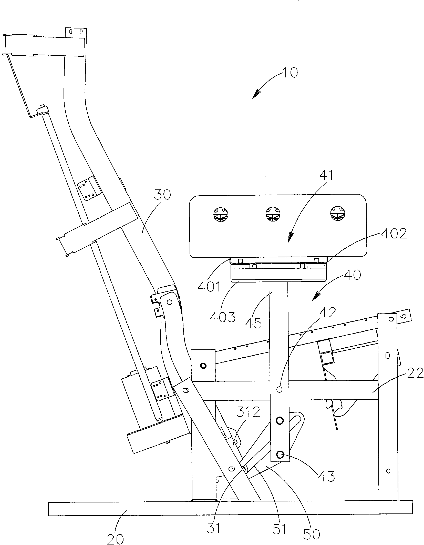 Massage chair backrest and armrest in-phase tilting mechanism