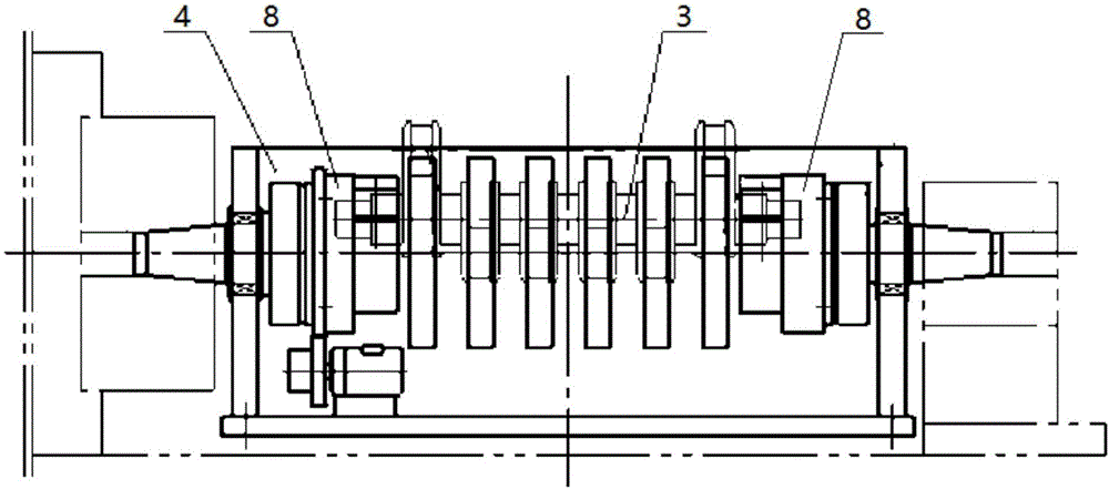 Crankshaft connecting rod shaft diameter processing tooling system