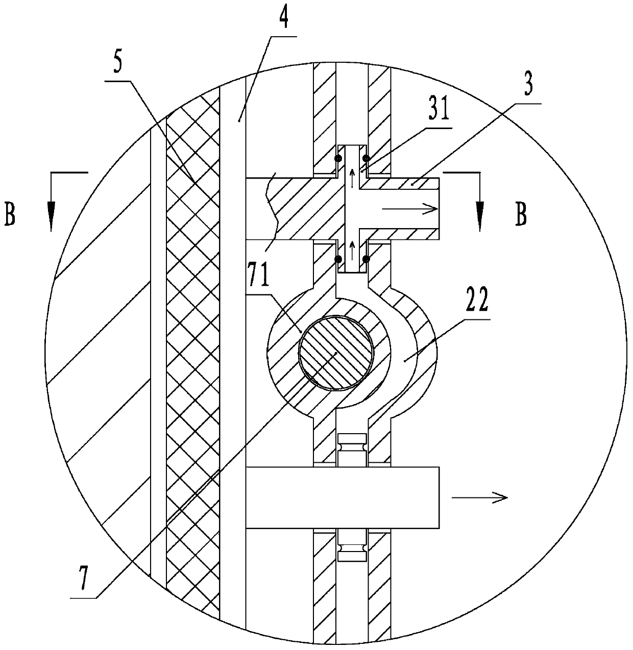 Mechanical arm vacuum operation box