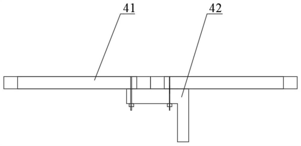 Chimney hydraulic formwork lifting device and construction method