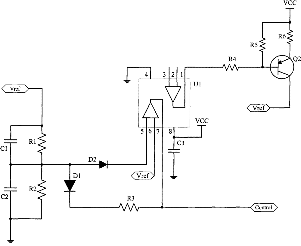 Battery low-voltage protection circuit and battery management circuit
