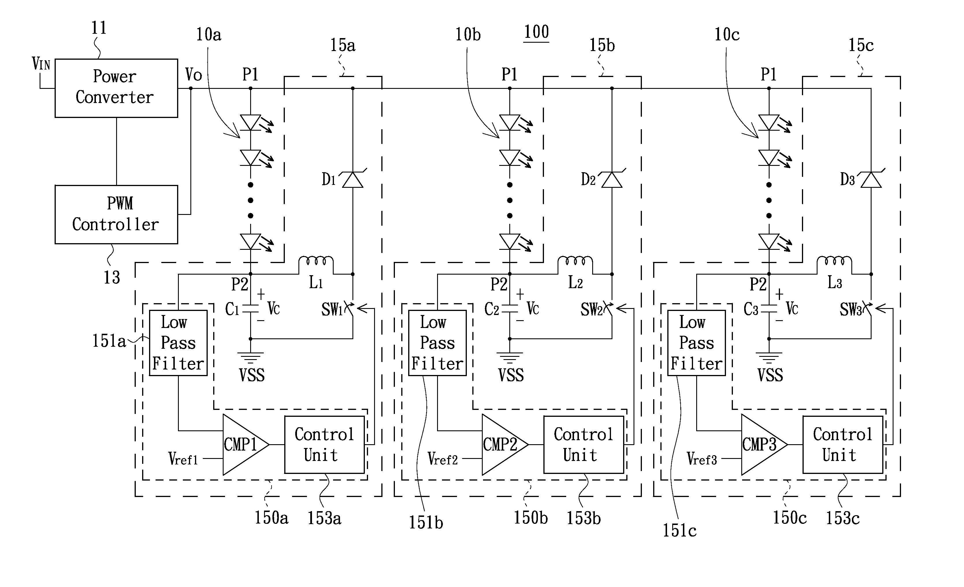 Current regulating circuit of light emitting diode (LED) string and LED illumination device