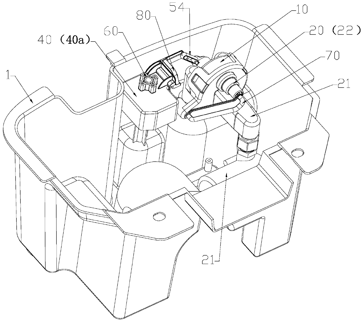 Closestool waterway switching control system and closestool