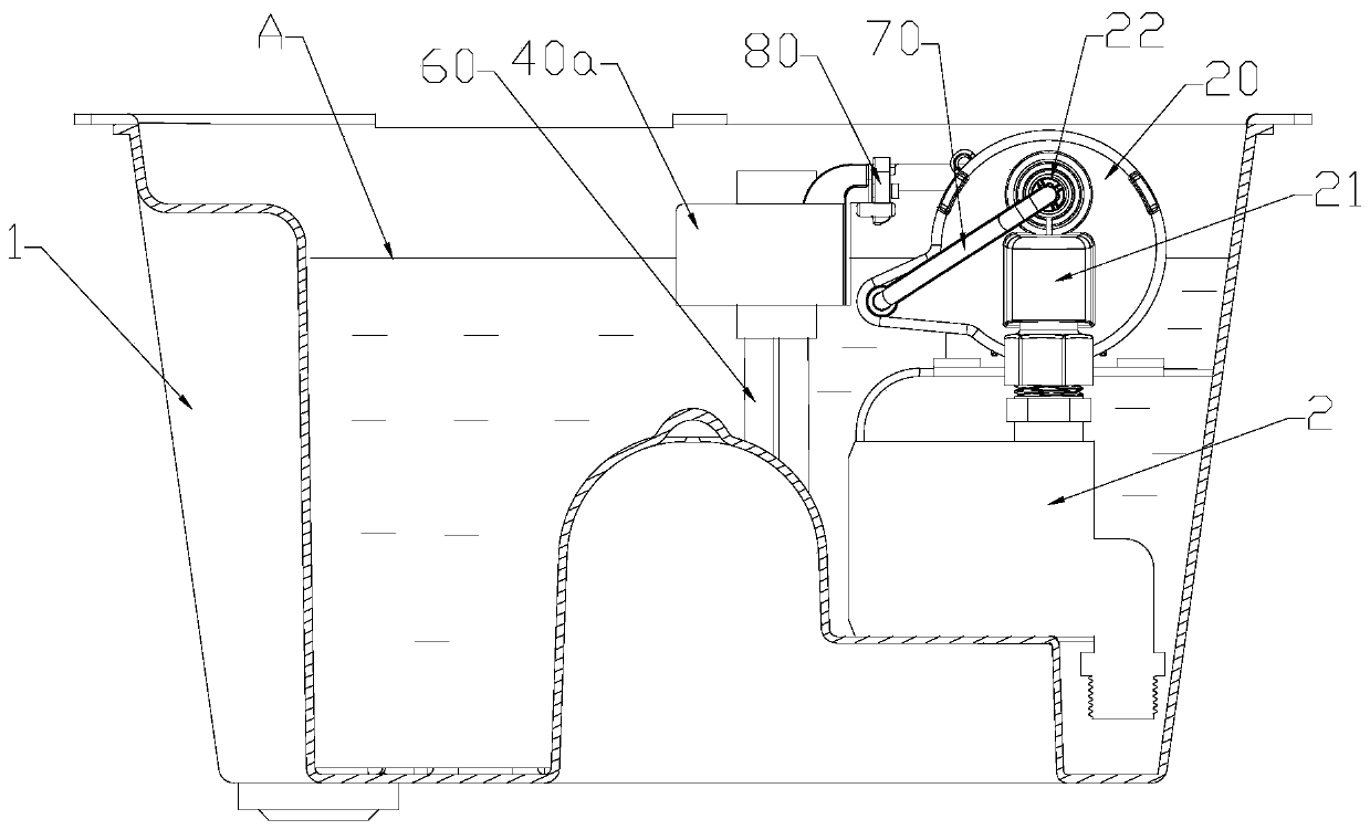 Closestool waterway switching control system and closestool