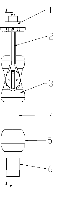 Three-position isolating switch