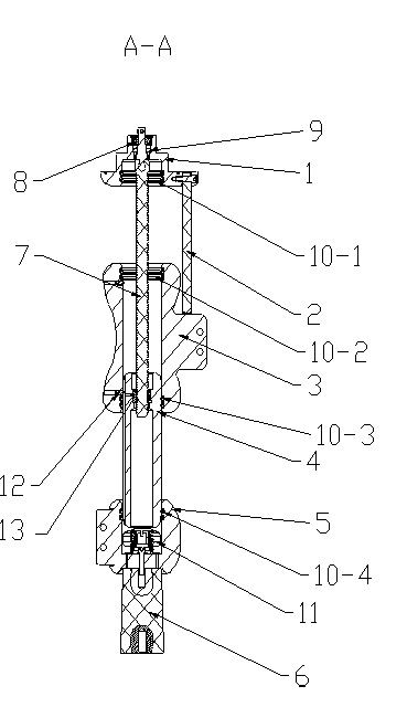 Three-position isolating switch