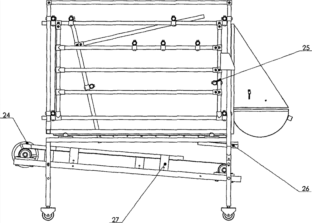 Automatic weighing digestion metabolism cage for pigs and application thereof
