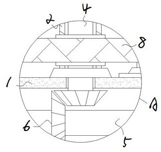 Workpiece fixing device and method for cylinder cover machining