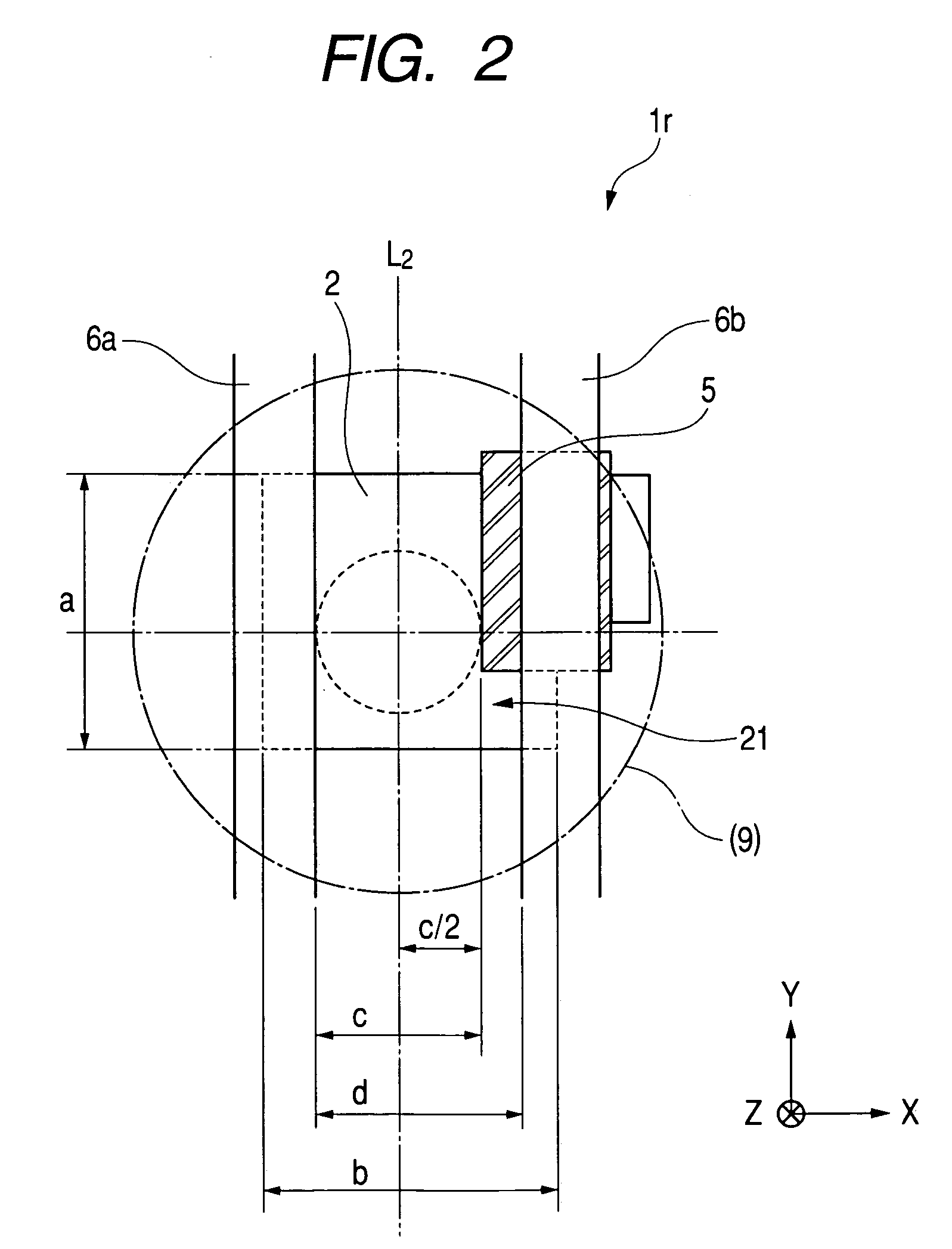Image pick-up device having well structure and image pick-up system using the image pick-up device