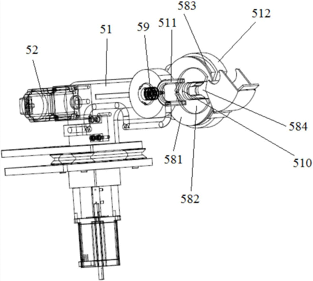 Device for automatic winding adhesive tape on wire harness