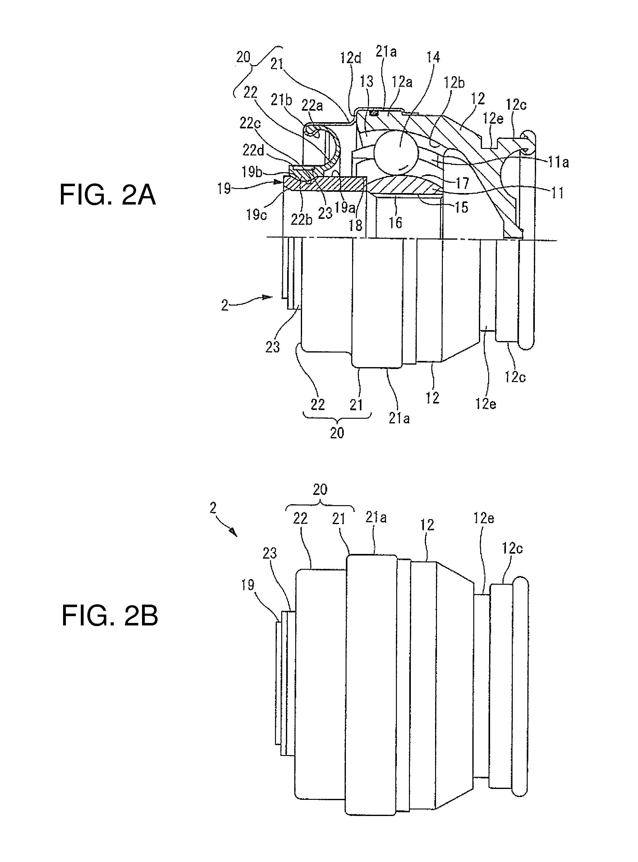 Propeller Shaft and Constant-Velocity Joint Used in Said Propeller Shaft