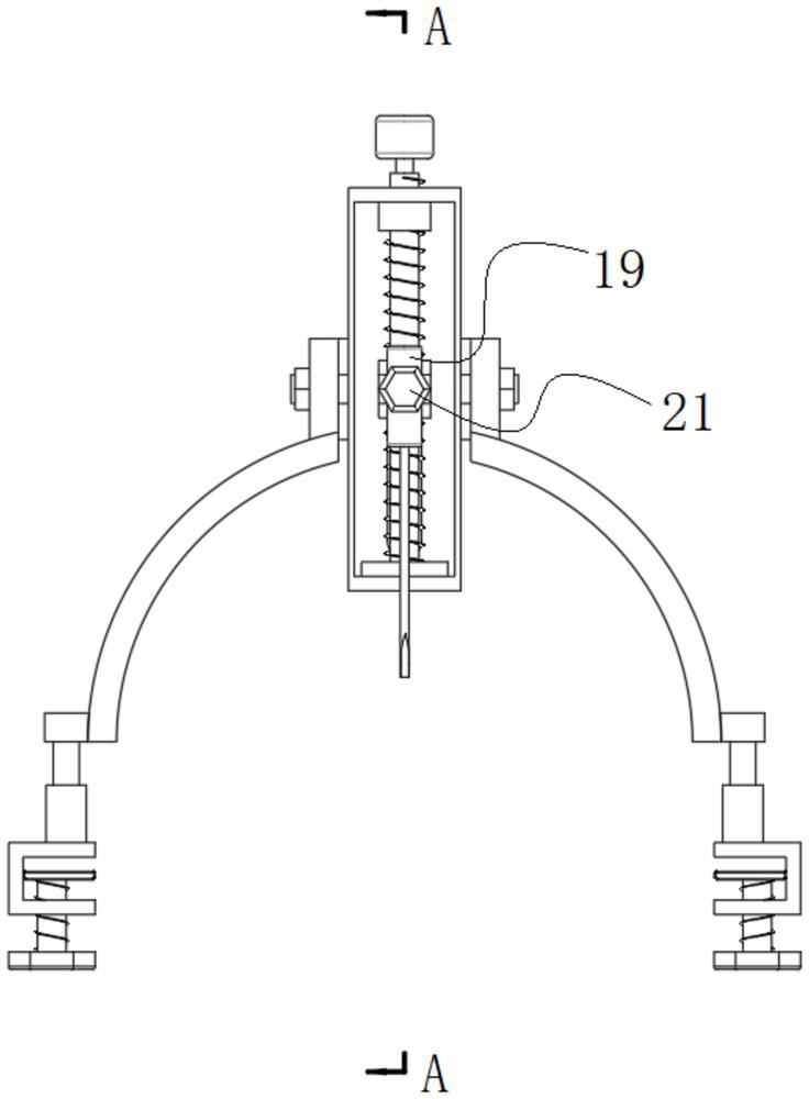 Puncture device and method for gastrointestinal surgery abdominal cavity operation