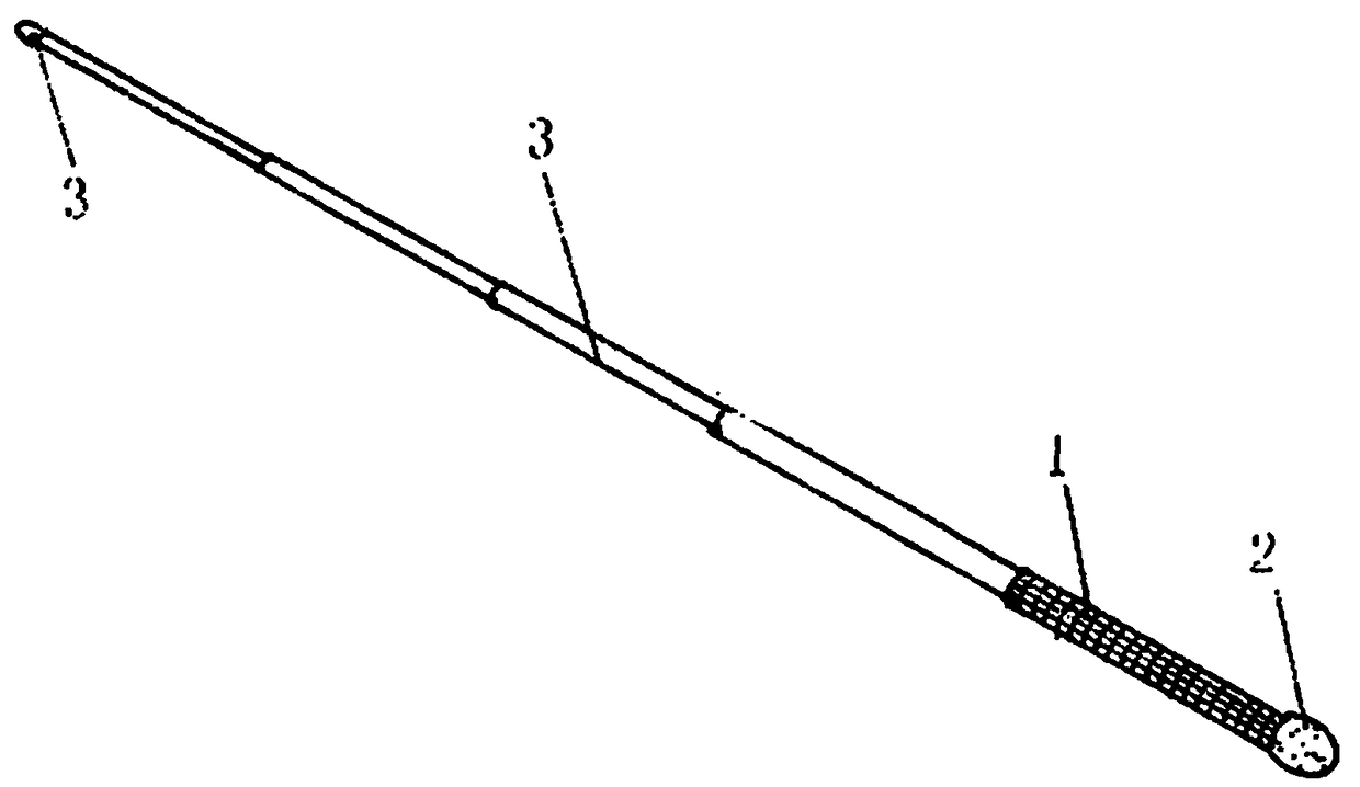 Teaching stick with wireless microphone