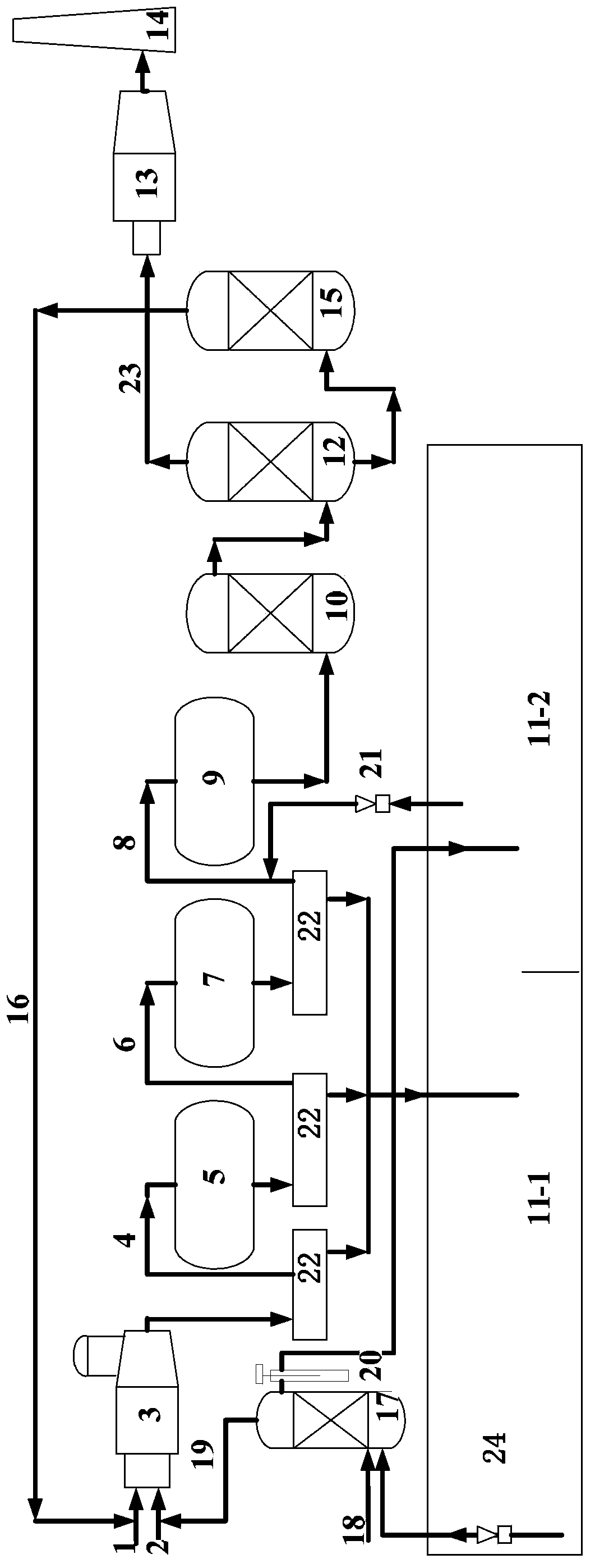 Treatment method for liquid sulfur degassing in sulfur recovery process