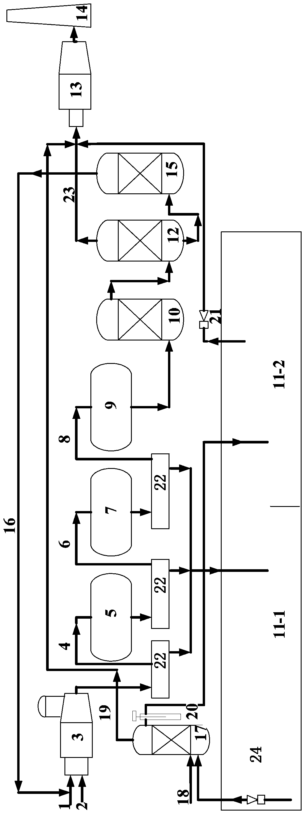 Treatment method for liquid sulfur degassing in sulfur recovery process