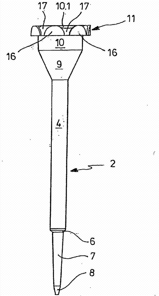Syringe with syringe cylinder with code and test elements