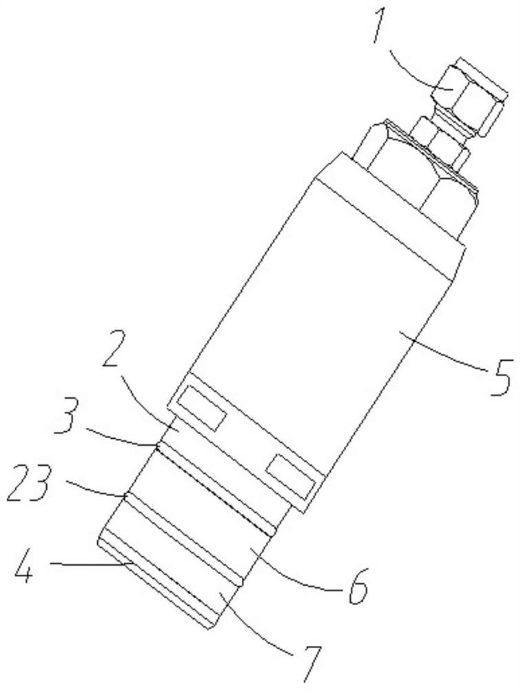 A panda deflection-maintaining stress rod fixing device