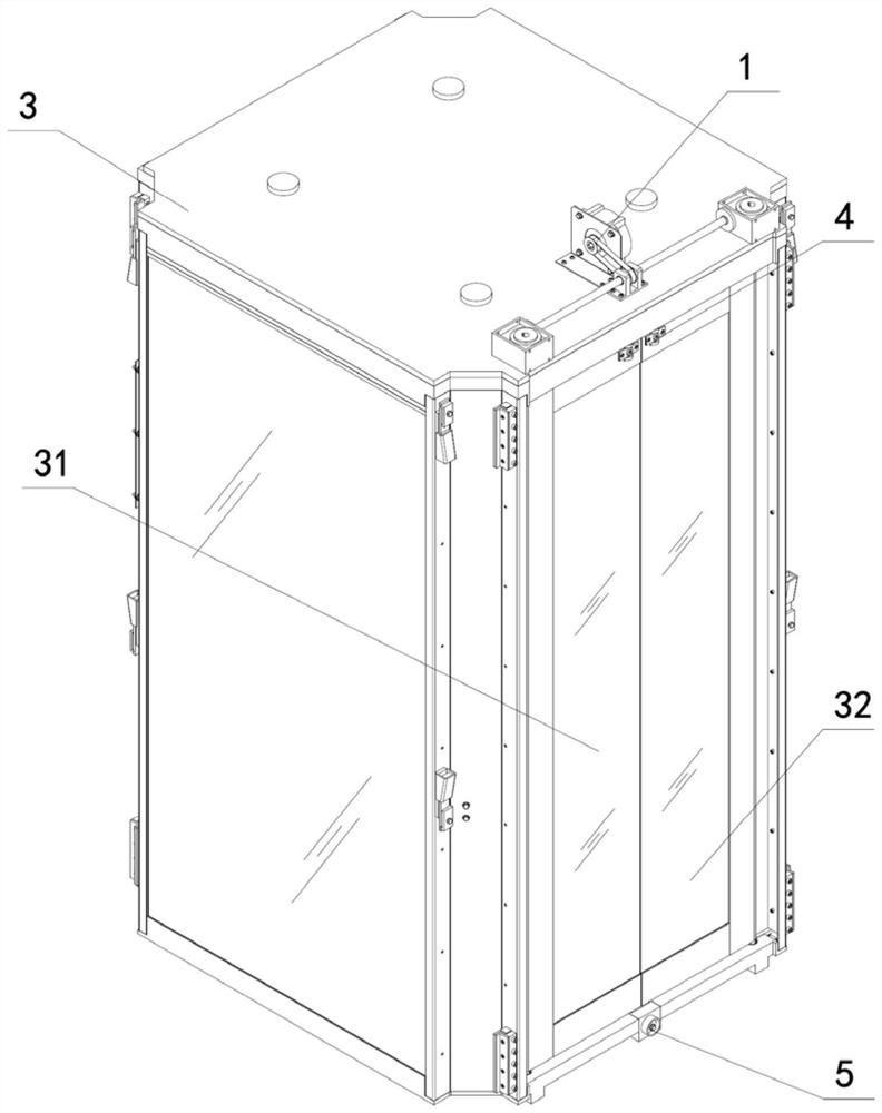 Car door opening and closing control mechanism, landing door opening and closing control mechanism and door system