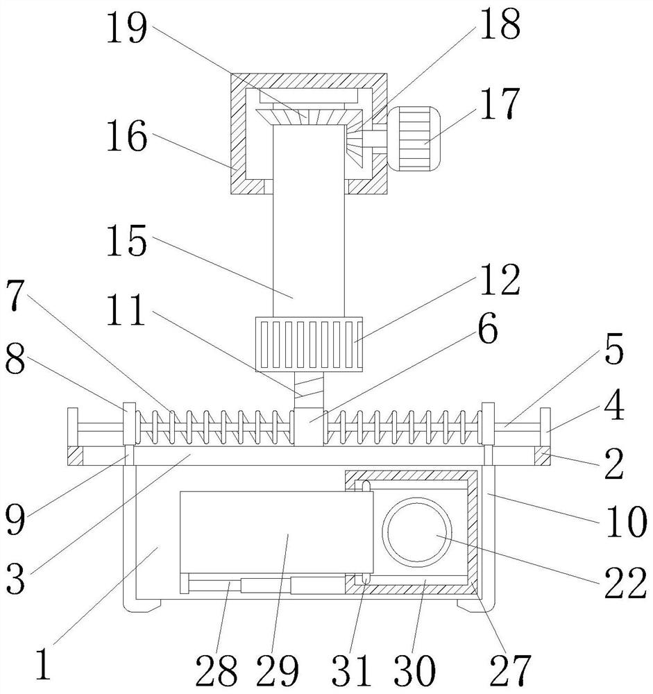 An adjustable projection device for information technology research and its usage method