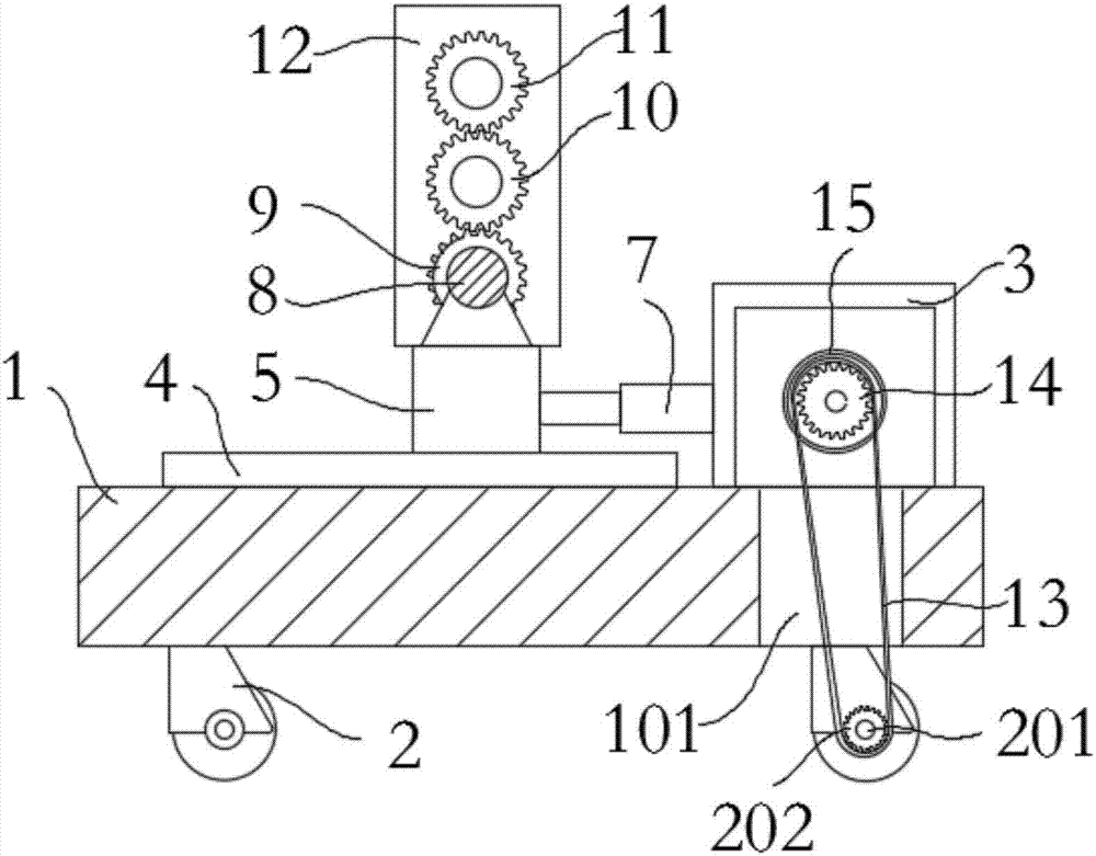 Garden shrub trimming device