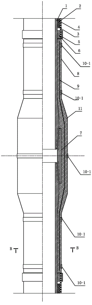 Sealing and heat insulating device for wrapped insulated tubing and manufacturing method thereof