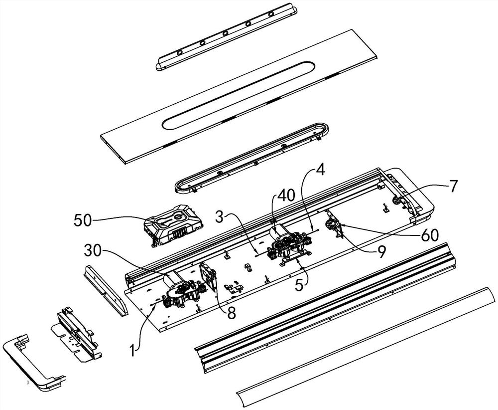 Lifting control method for independently operating multi-stage clothes airing unit