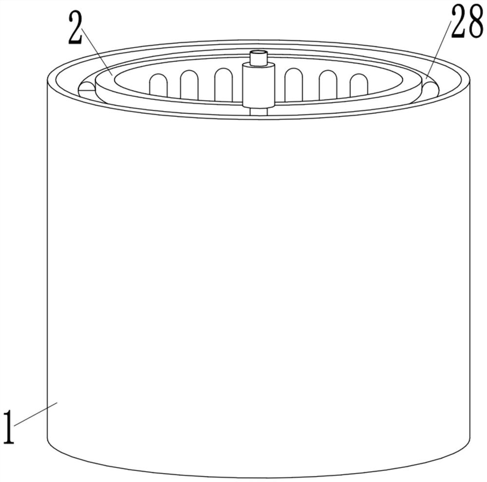 Annular drum-type evaporation barrel for realizing uniform shunting of gas-liquid two-phase refrigerants