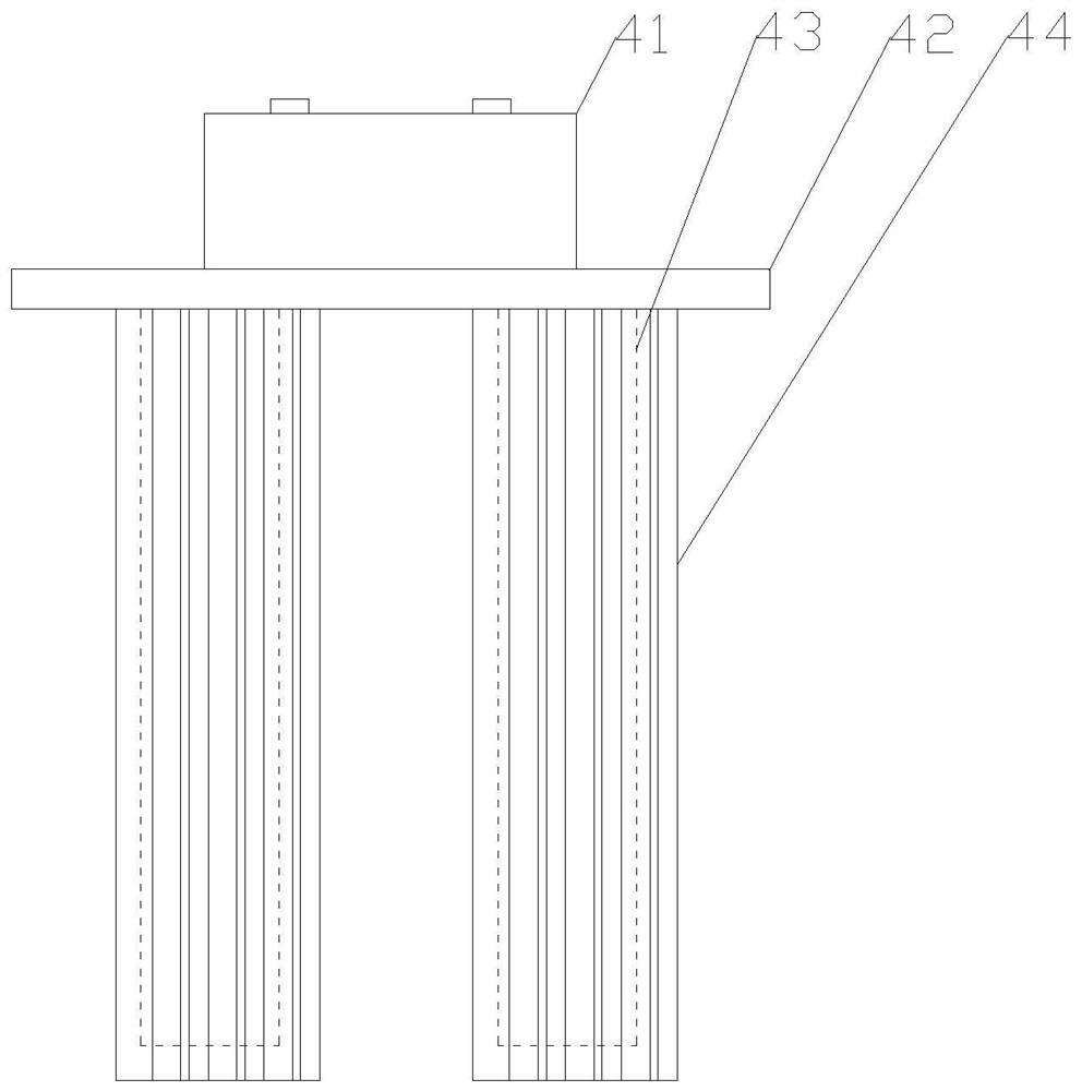 A machining cooling device for a numerical control center