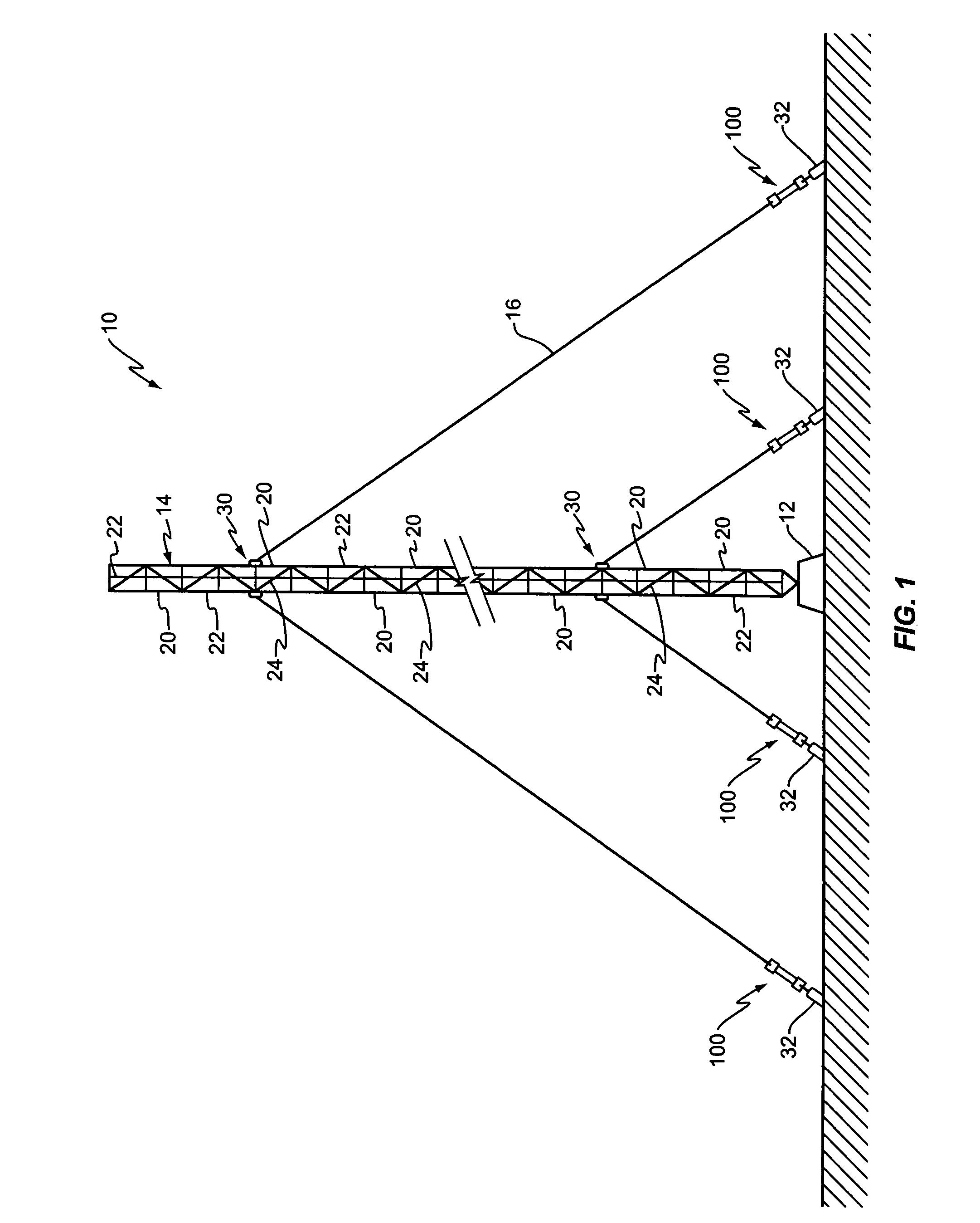 Extended length strand take up device