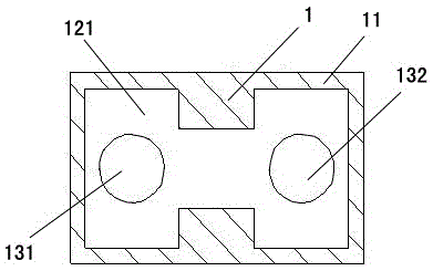Thin structure of anti-pressure over-temperature protection element