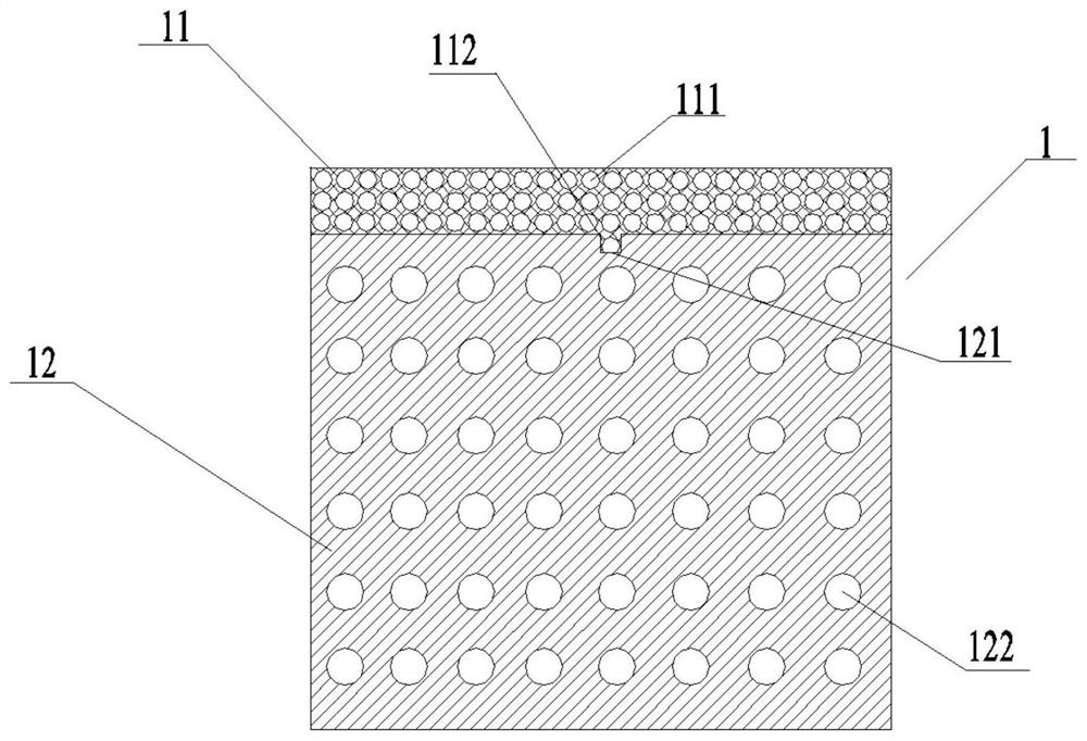Boron-doped diamond film electrode composite substrate and preparation method thereof