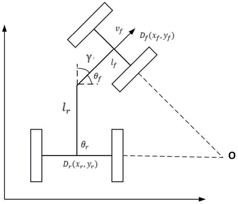 Articulated vehicle path tracking control method