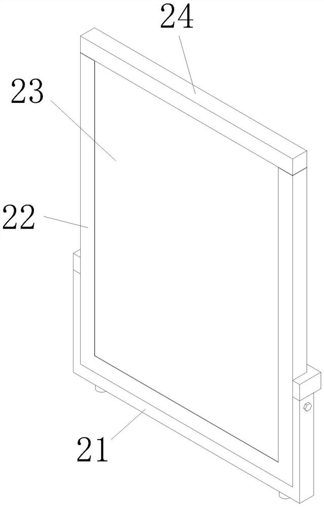 A flat water heater tank installation structure