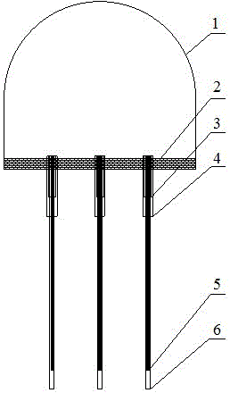 Step-by-step strengthening method by anchoring and forming hole in downward sleeve of cracking medium