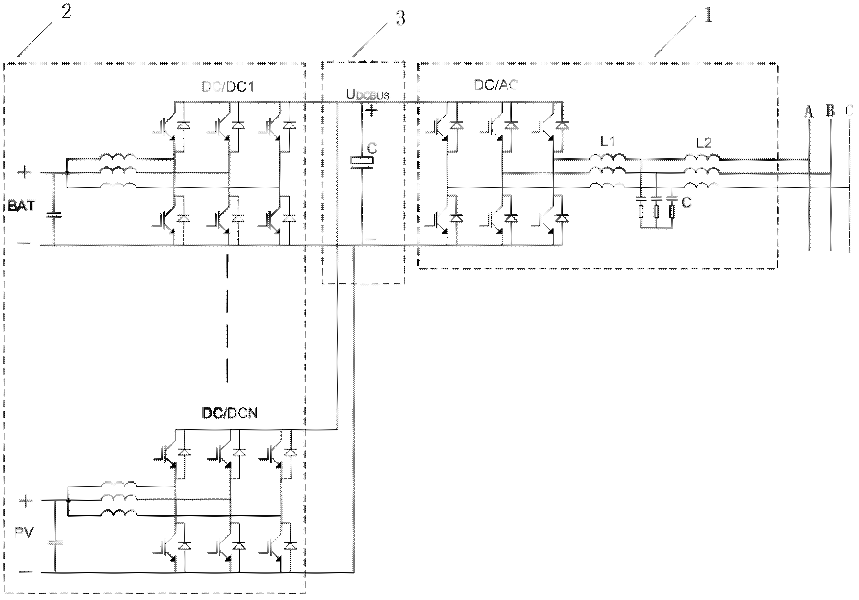 Photovoltaic energy storage integrated converter